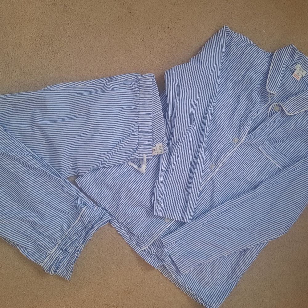 J.Crew Cotton 2 piece pj's. SZ S.